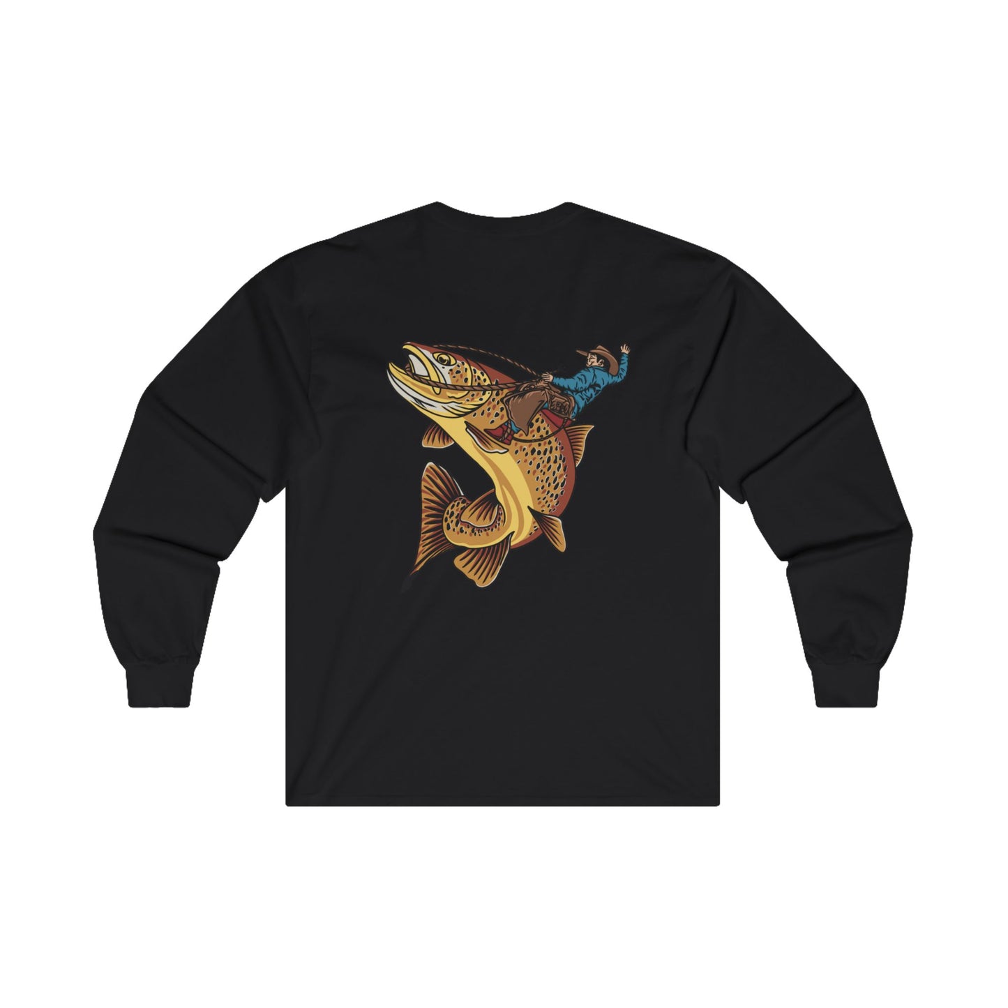 Buckin' Brown Long Sleeve Tee