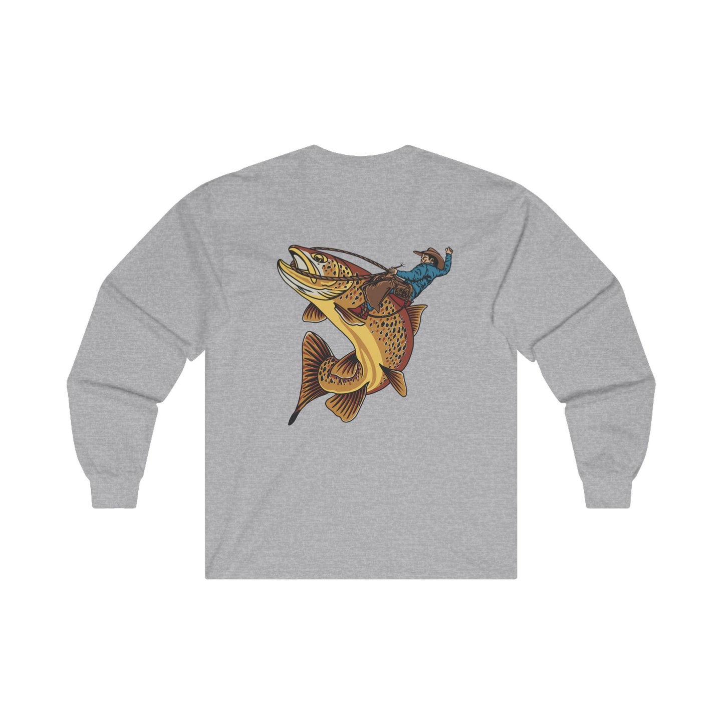 Buckin' Brown Long Sleeve Tee