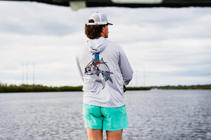 Silver King Cowboy Sun Hoodie